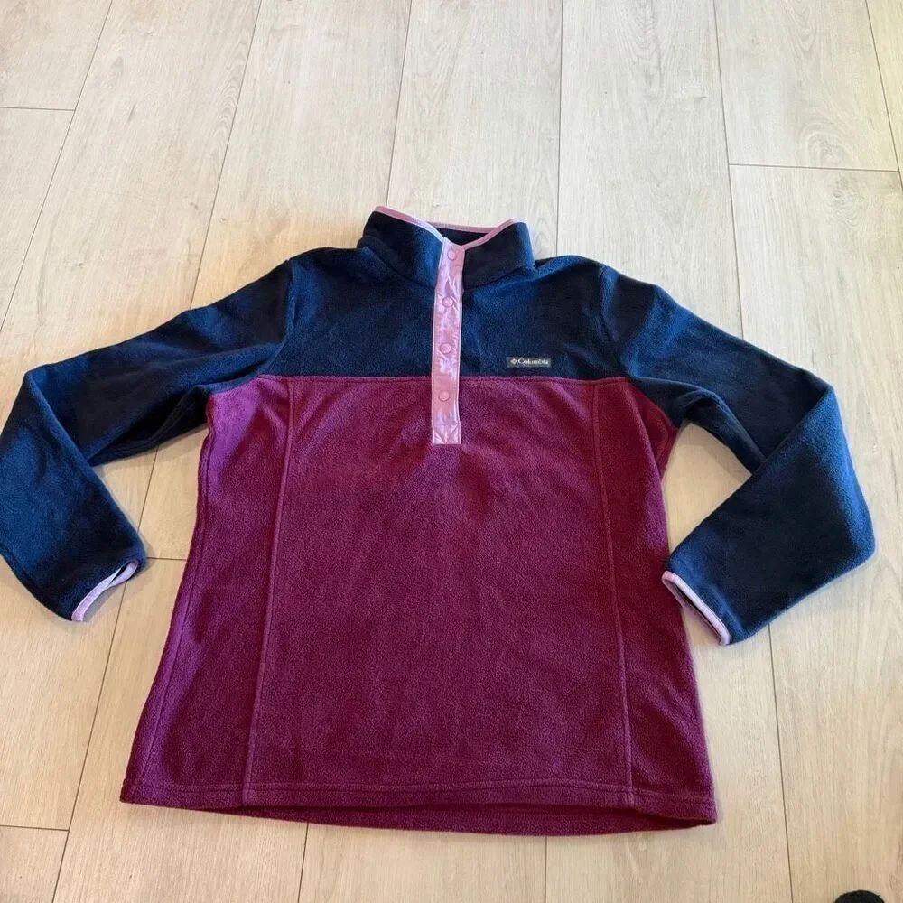 Columbia women's Benton Springs Half Snap Fleece - size L